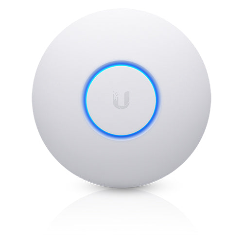 Ubiquiti UniFi AC Pro V2 Indoor & Outdoor AP, 2.4GHz @ 450Mbps, 5GHz @ 1300Mbps, 1750Mbps Total, Range Up 122m | POE Adapter Included, UAP-AC-PRO