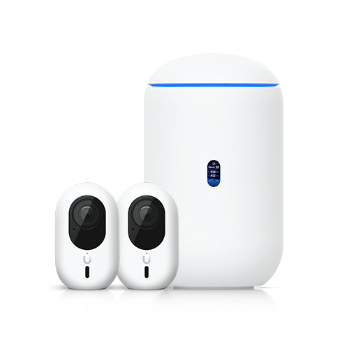 Ubiquiti Advanced Home Surveillance Bundle (2 Instant Cameras Pack), Includes 1x UDR7, 2x UVC-G6-INS-W, *Requires MicroSD card for Protect Storage*, NHU-UDR7-G6-INS-2