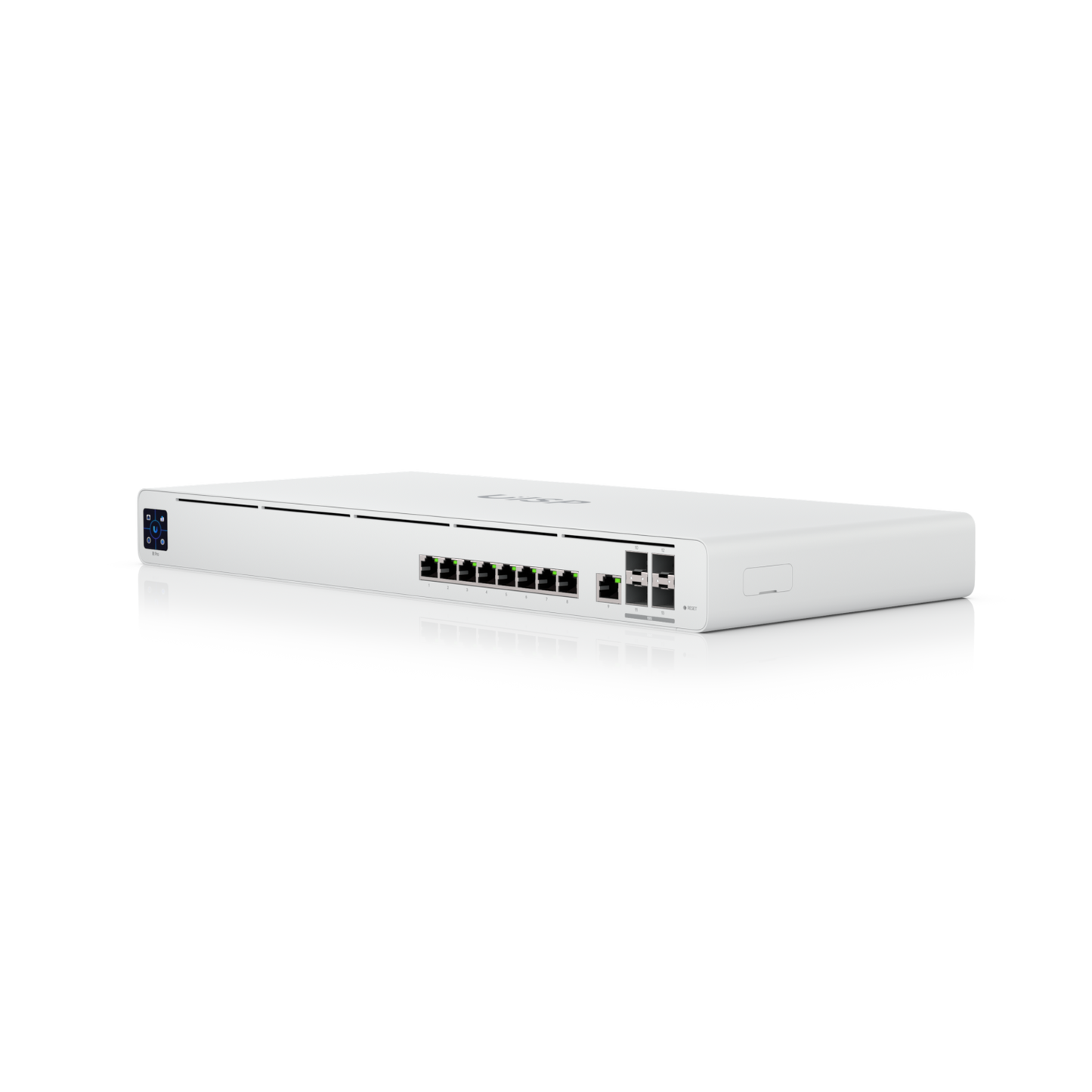 Ubiquiti UISP Router Professional, (9) GbE RJ45 ports, (4) 10G SFP+ ports, Integrated Layer 2 Switch, Up to 9,500 Mbps NAT Throughput,, UISP-R-Pro