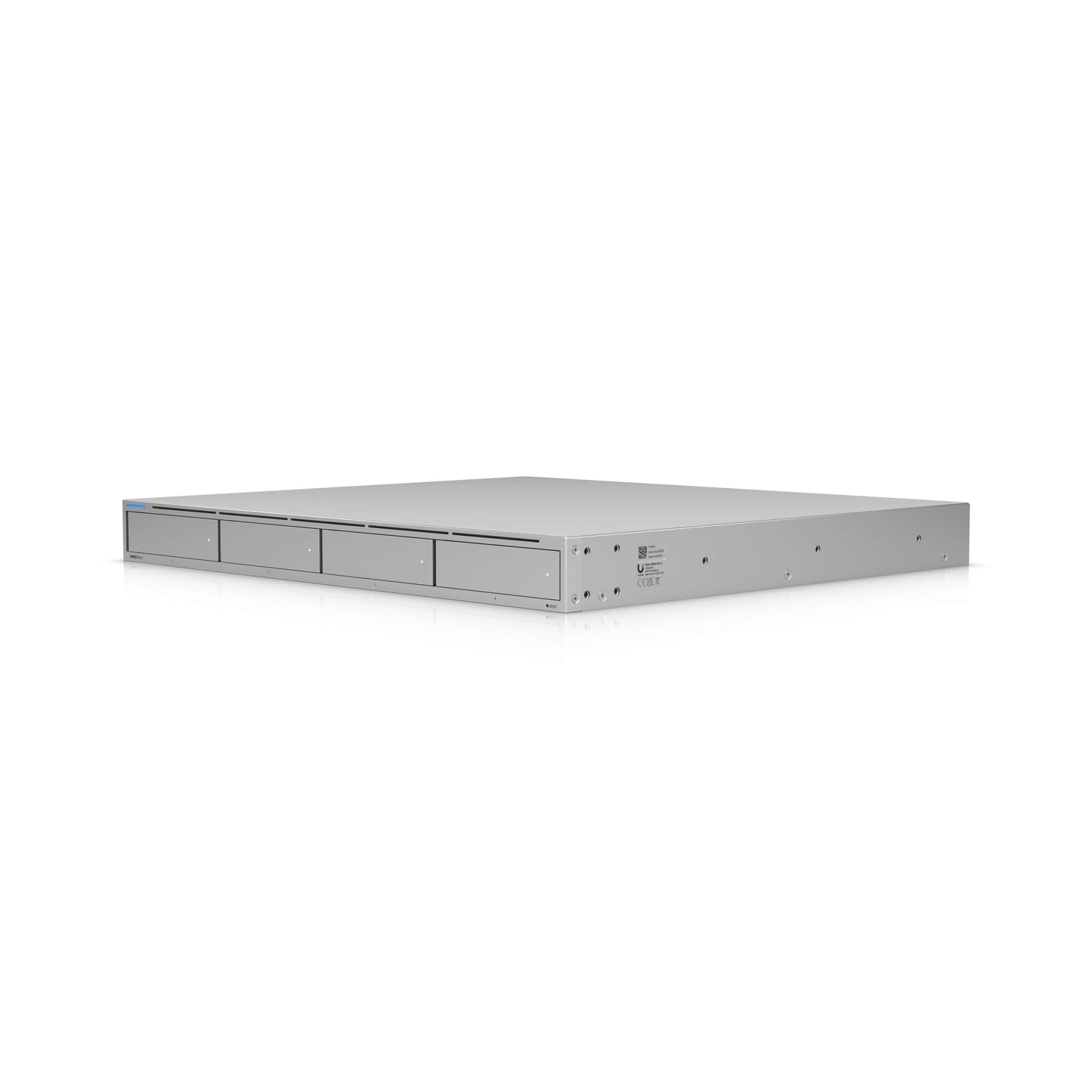 Ubiquiti UNAS Pro 4, 1U Rack-Mount NAS(4) 2.5/3.5'HDD Bays(2) M.2NVMe SSD, Fast Access, Low Latency, High-Availability 10Gbps,Large Storage, UNAS-Pro-4