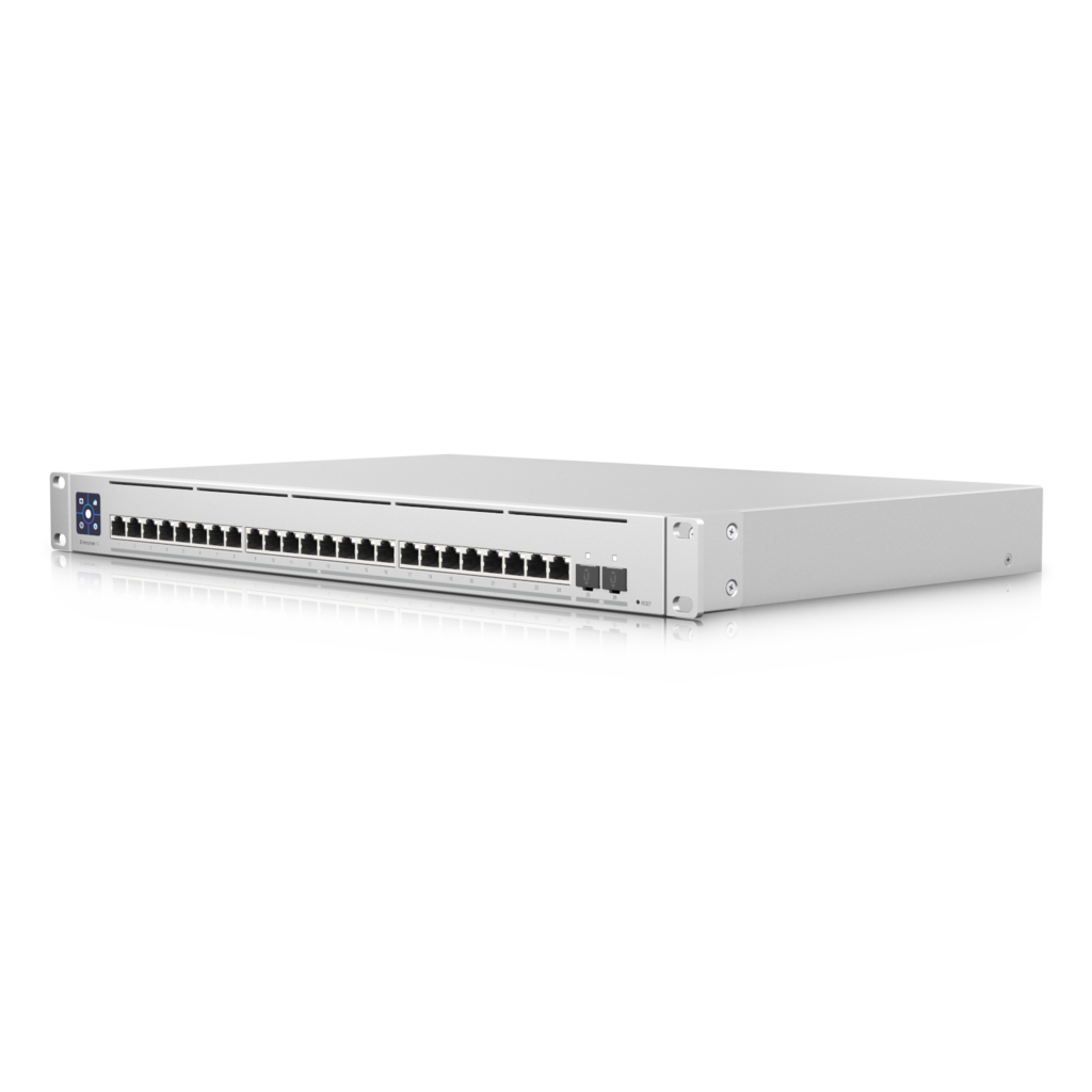 Ubiquiti Switch Enterprise 24-port Switch 24x10GbE Ports, 2x 25G SFP28 Ports For Uplinks, Managed Layer 3 Switch,, USW-EnterpriseXG-24