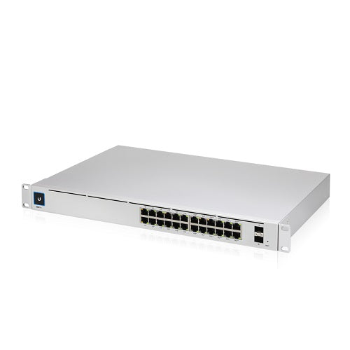 Ubiquiti UniFi 24 port Managed Gigabit Layer2 & Layer3 Switch, Auto-sensing 802.3at PoE+ & 802.3bt PoE, SFP+, Touch Display - 400W GEN2,, USW-PRO-24-POE