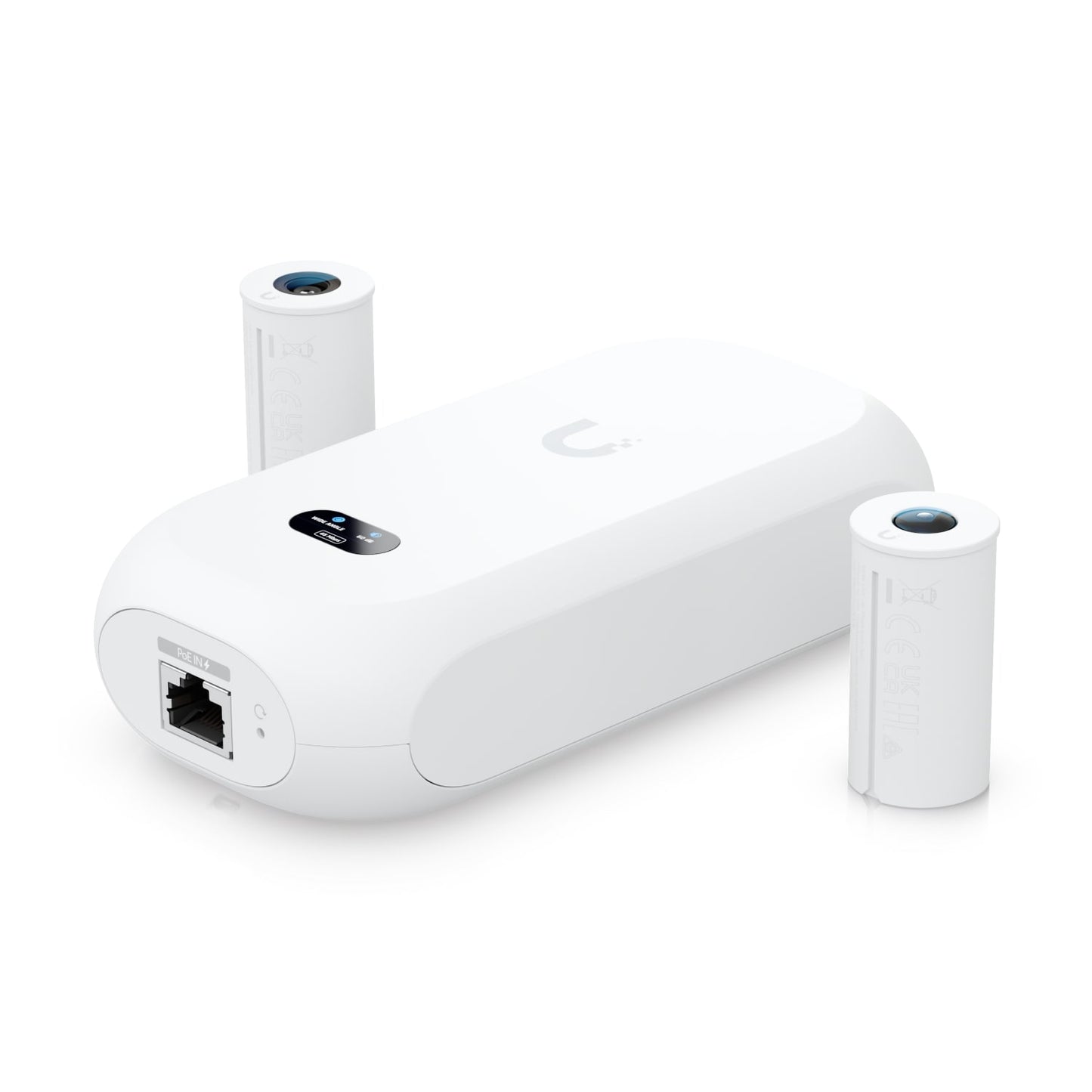 Ubiquiti Camera 8MP Wide Angle Lens (97.5˚ H), 12MP Fisheye 360˚ Lens, Colour LCM Display For Device Status Monitoring, UVC-AI-Theta