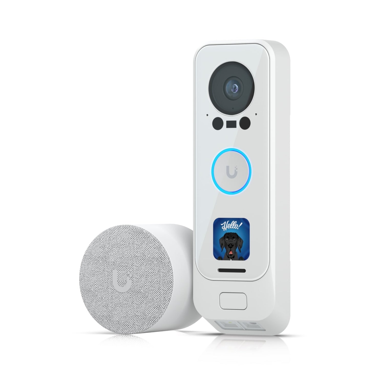 Ubiquiti UniFi Protect G4 Doorbell Pro PoE Kit-White, 5MP CMOS Camera,Night Mode IR Up To 20ft,PoE Power, Includes PoE Chime, IPX4, UVC-G4 Doorbell Pro PoE Kit-White