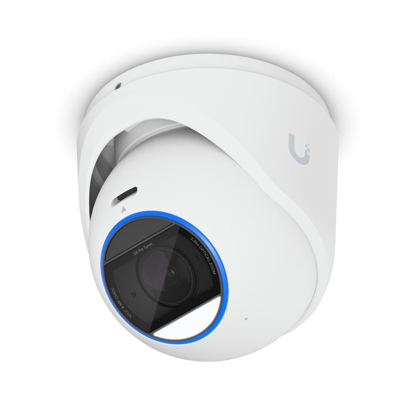 Ubiquiti G6 Pro Turret, White, All-Weather Tamper-Resistant 4K PoE+Cam, AI Engine, 2.36x Optic Zoom,1/1.2'CMOS, Light Clarity,L-Range IR Night Vision, UVC-G6-Pro-Turret-W