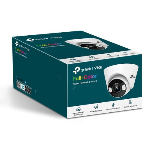 TP-Link VIGI 4MP C440(2.8mm) Full-Colour Turret Network Camera, 2.8mm Lens, Smart Detection, 3YW, VIGI C440(2.8mm)