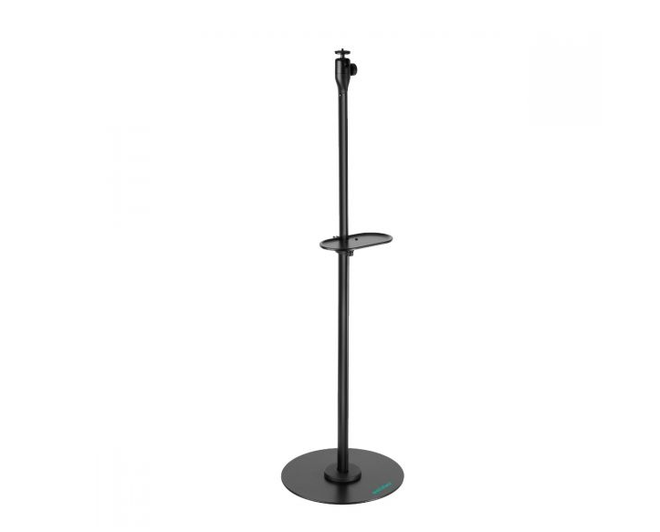 MBEAT (LS) mbeat activiva Universal Mini Projector Floor Stand offers 360° rotation, adjustable height, and universal compatibility, ACA-MPS-01K