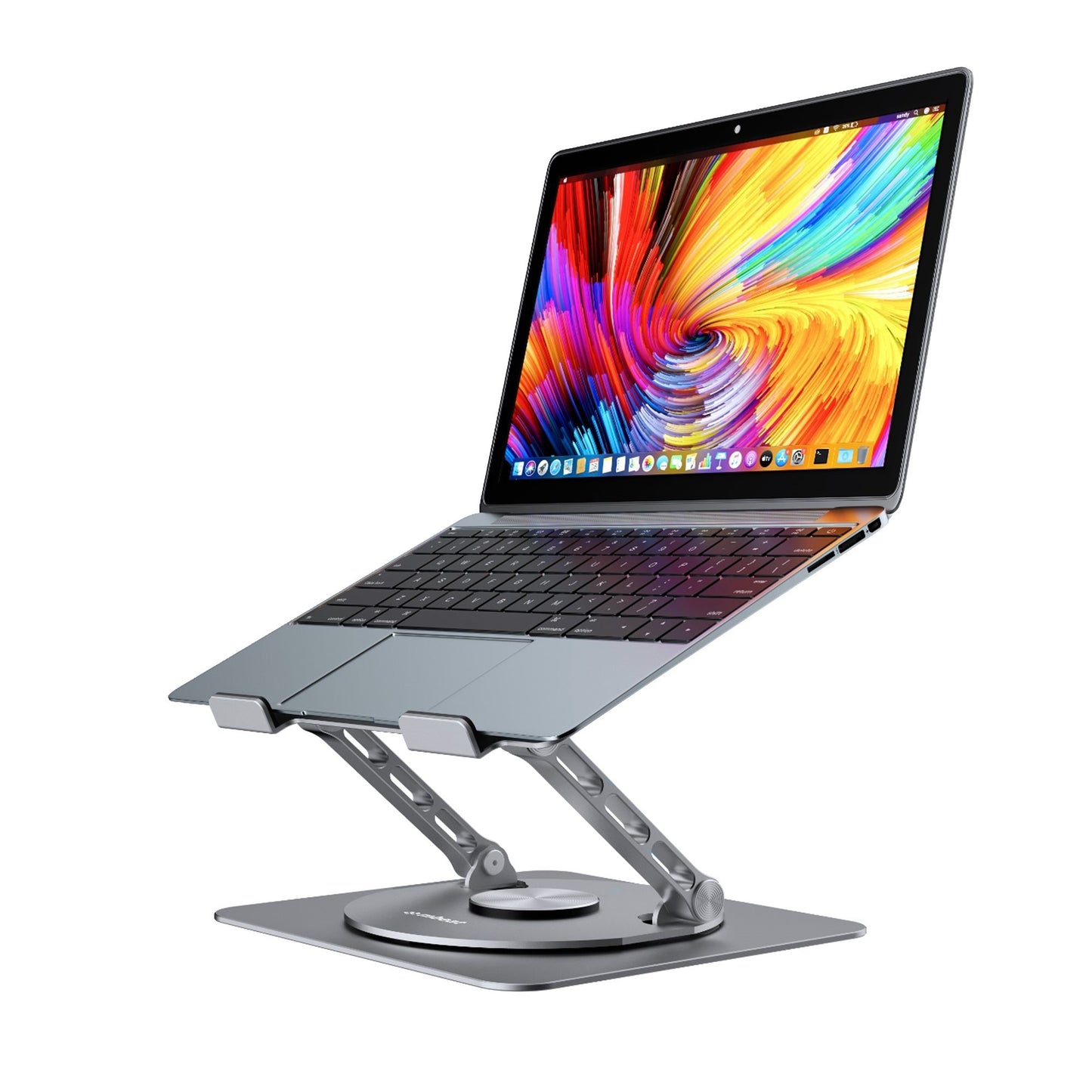 mbeat Stage S7 Rotating and Height-Adjustable Laptop Stand - Space Grey Material: Aluminium alloy Package Weight: 1.07kg, MB-STD-S7GRY