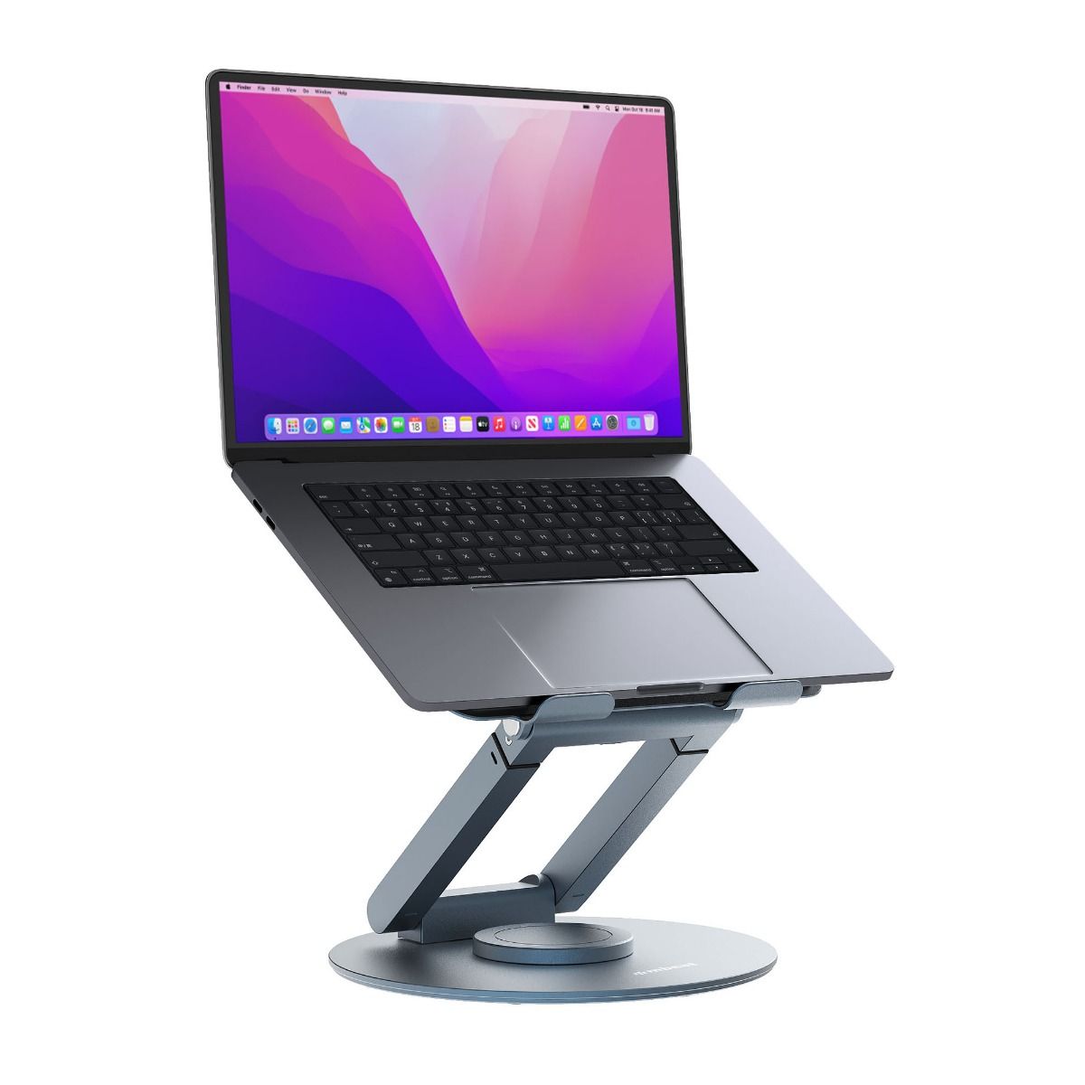 mbeat Stage S9 Rotating Laptop Stand with Telescopic Height Adjustment Material: Aluminium Alloy Device Weight: Max. 20kg otation Angles: 360°, MB-STD-S9GRY