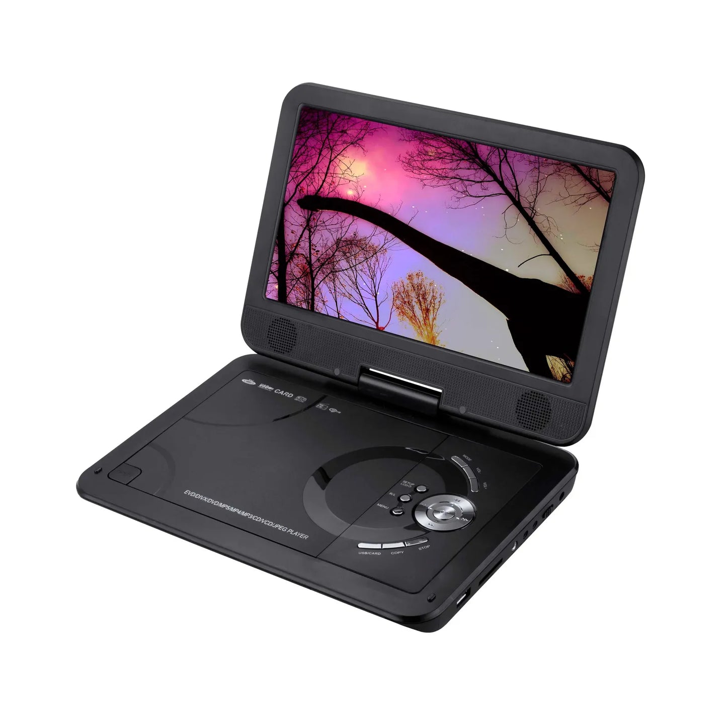 Lenoxx 10-inch Swivel Screen Portable DVD Player - PDVD1000