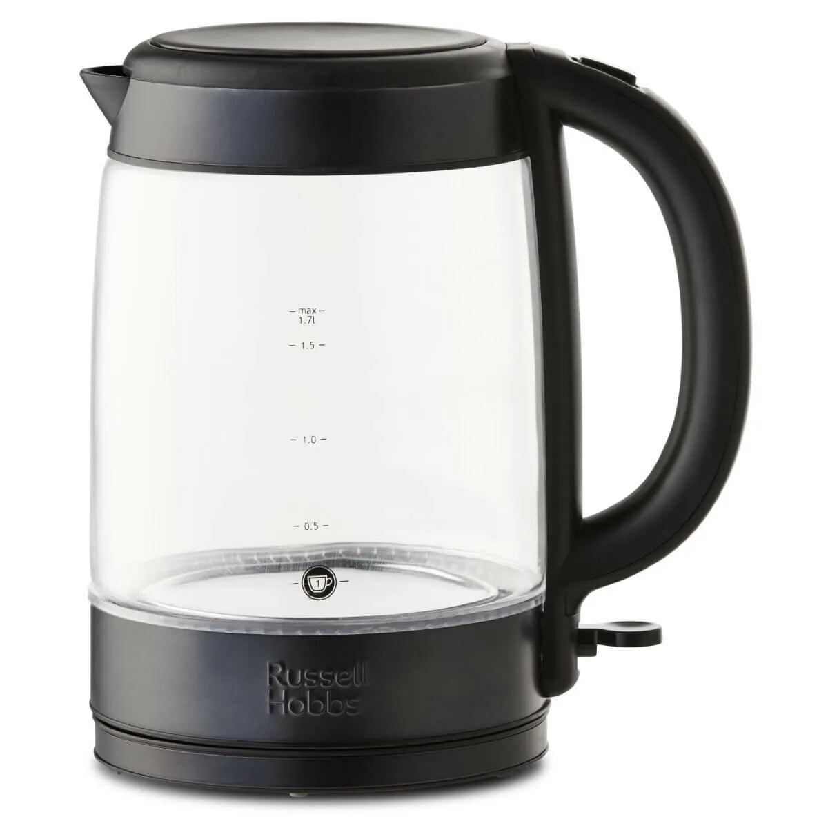 Russell Hobbs Brooklyn Glass Kettle - Black Stainless Steel RHK172BCH