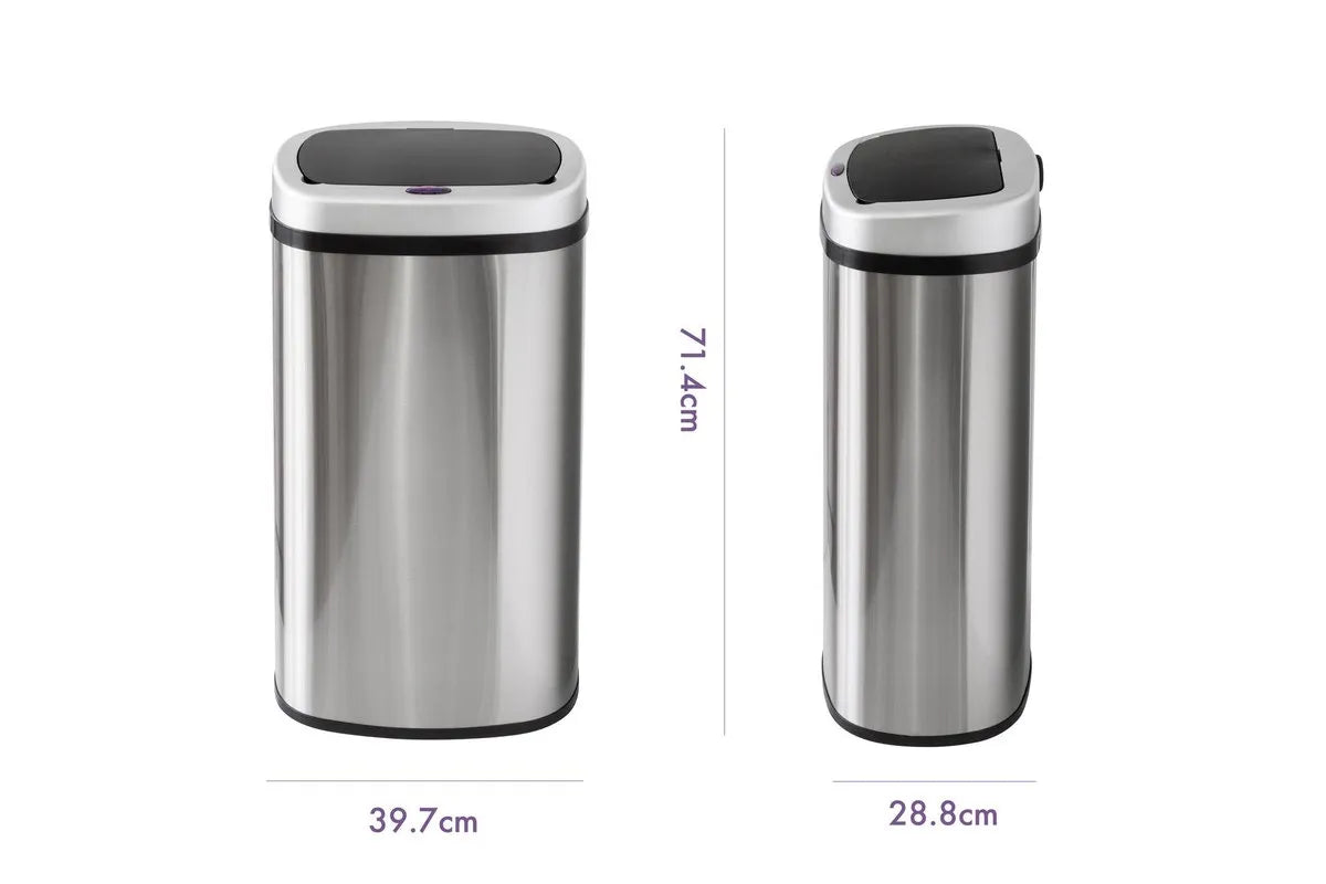 Lenoxx 60L Motion Sensor Stainless Steel Rubbish Bin - SB60