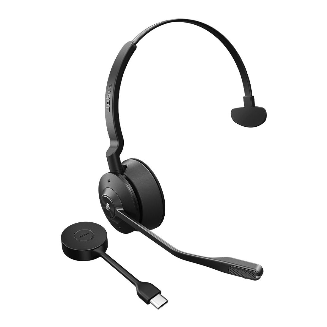 Jabra Engage 55 SE, Mono, Link400c, Teams DECT Headset, 150m Wireless Range, Noise Cancelling, Flexible, Portable, Durable, Lightweight, Busylight, 9653-470-111