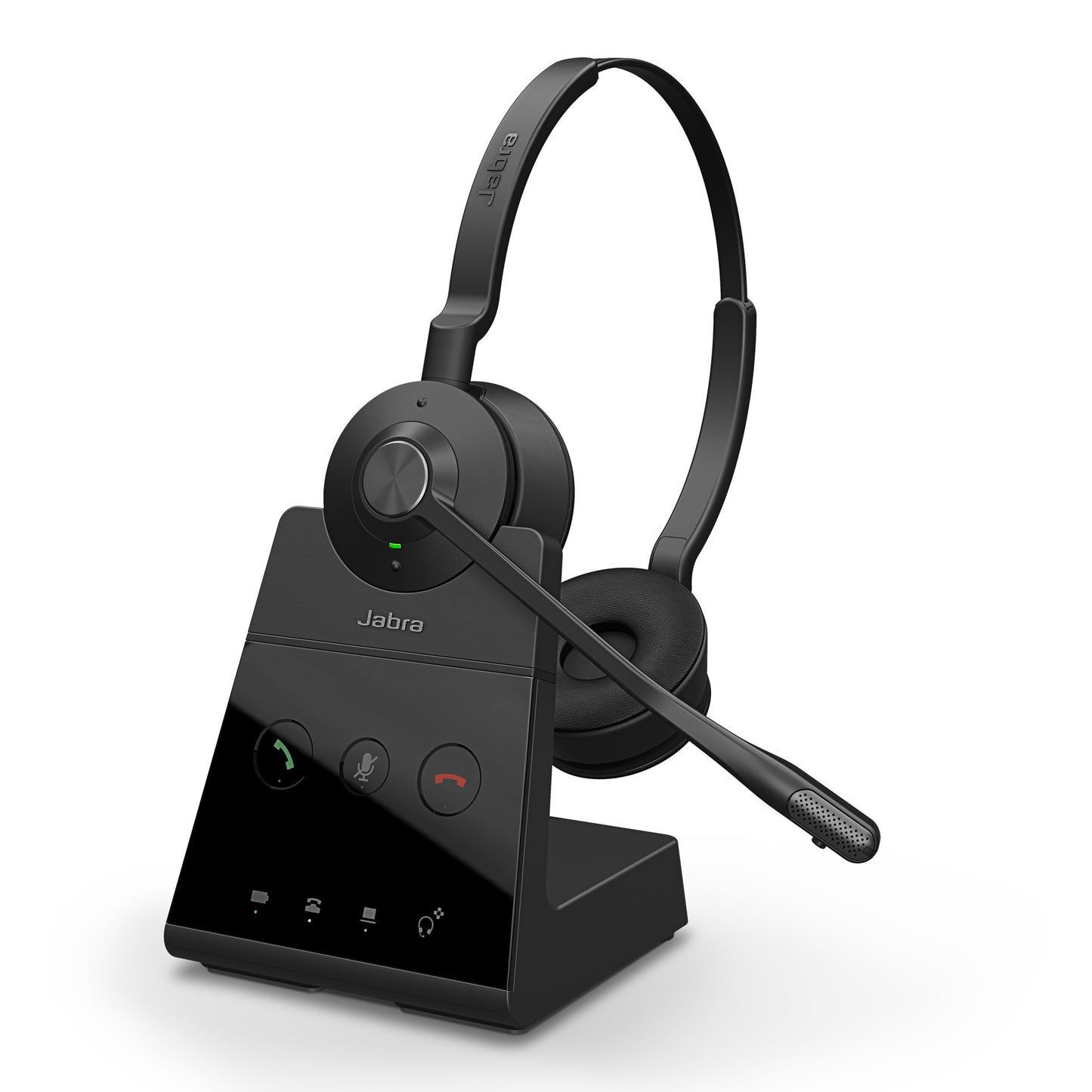 Jabra Engage 65 SE Stereo wireless headsets Up to 150 meters DECT wireless range, Talk-time Up to 13 hours, Busylight Advanced noise cancel, 9659-553-117