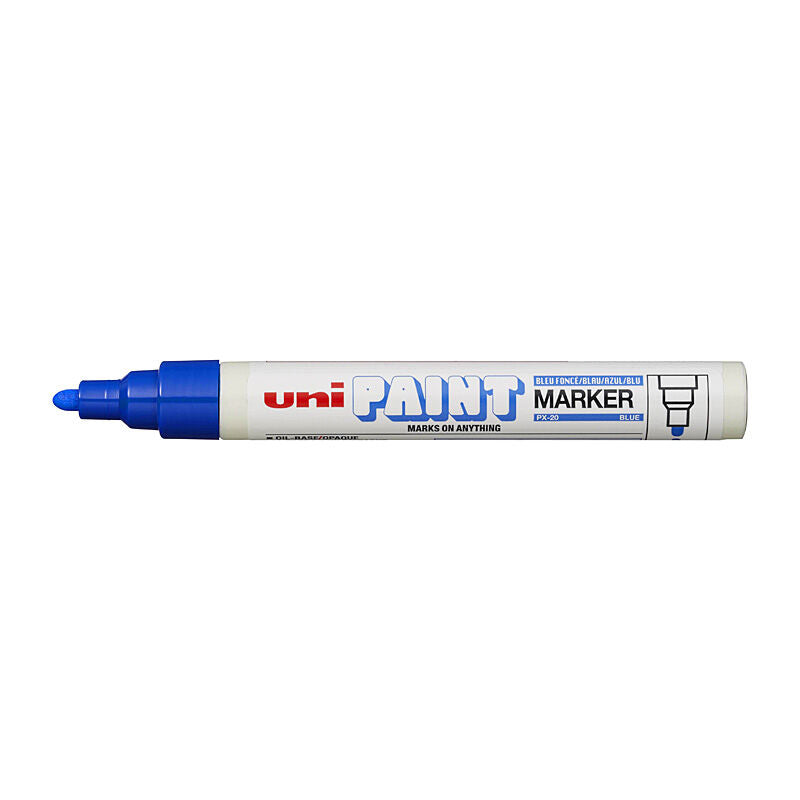 uni Pnt Mrk Blt PX20 Blu Bx12