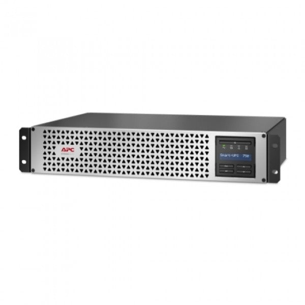 APC Smart-UPS 750VA/600W Line Interactive UPS,2U Rackmount,230V/10A Input, 6x IEC C13 Outlets, Li-Ion Battery, SmartConnect,Short Depth, SMTL750RMI2UC