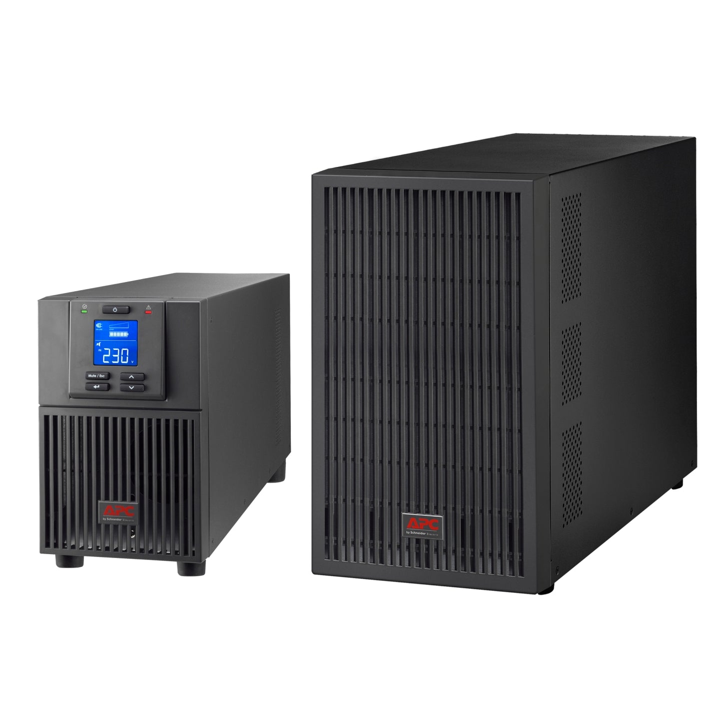 APC Easy UPS On-Line, 2000VA/1800W, Tower, 230V, 4x IEC C13 outlets, Intelligent Card Slot, LCD, Extended runtime, SRV2KIL-E