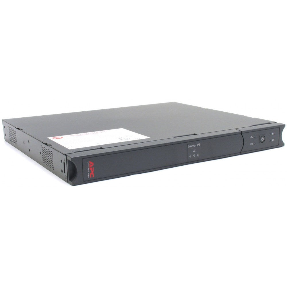 APC Smart-UPS 450VA/280W Line Interactive UPS, 1U Rackmount, 230V/10A Input, 4x IEC C13 Outlets, Lead Acid Battery, SC450RMI1U