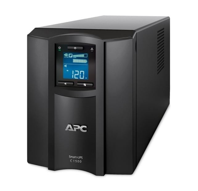 APC Smart-UPS C, Line Interactive, 1500VA, Tower, 230V, 8x IEC C13 outlets, SmartConnect port, AVR, Graphic LCD, SMC1500IC