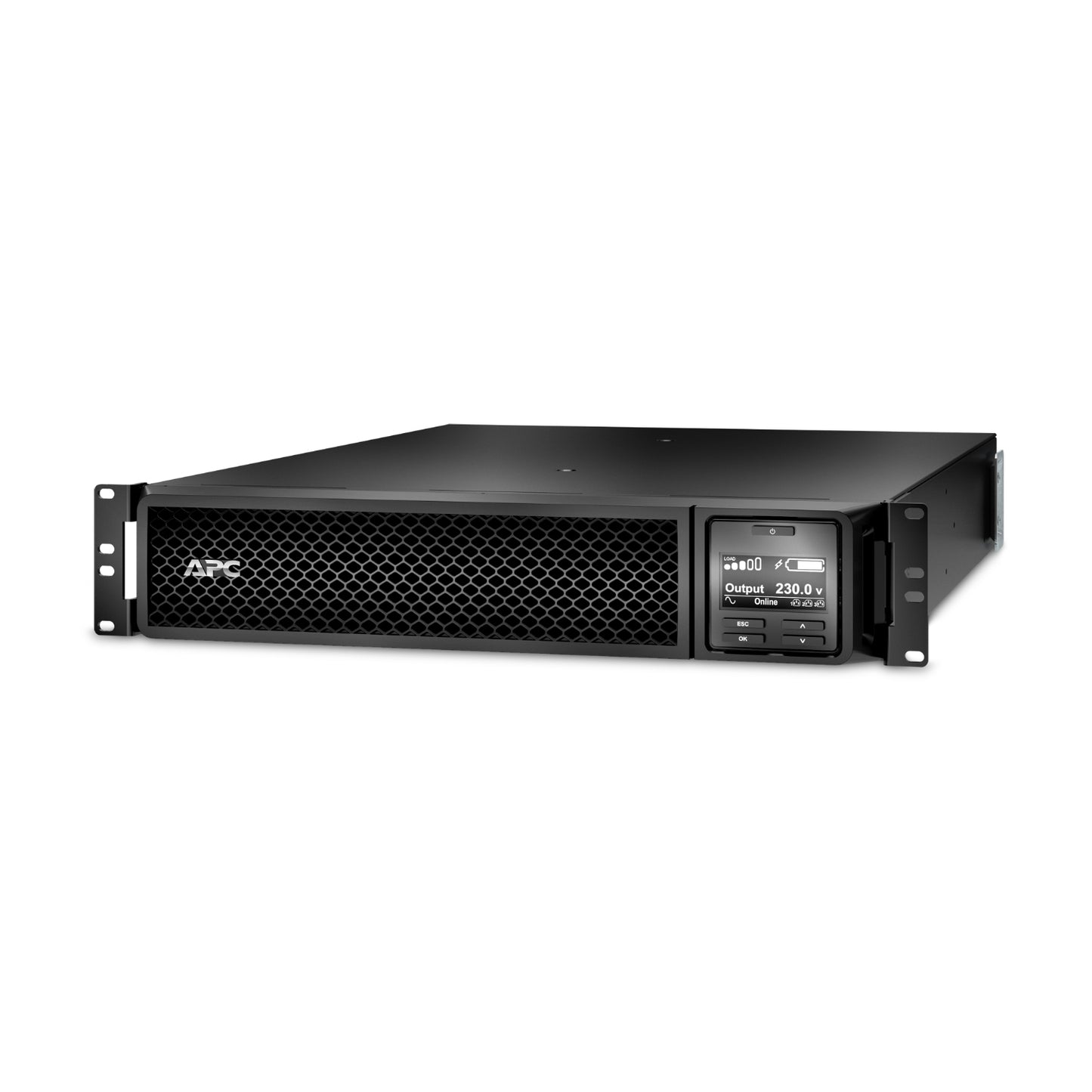 APC Smart-UPS 1500VA/1500W Online UPS, 2U Rackmount, 230V/10A Input, 6x IEC C13 Outlets, Lead Acid Battery, W/ Network Card, W/ Rail Kit, SRT1500RMXLI-NC