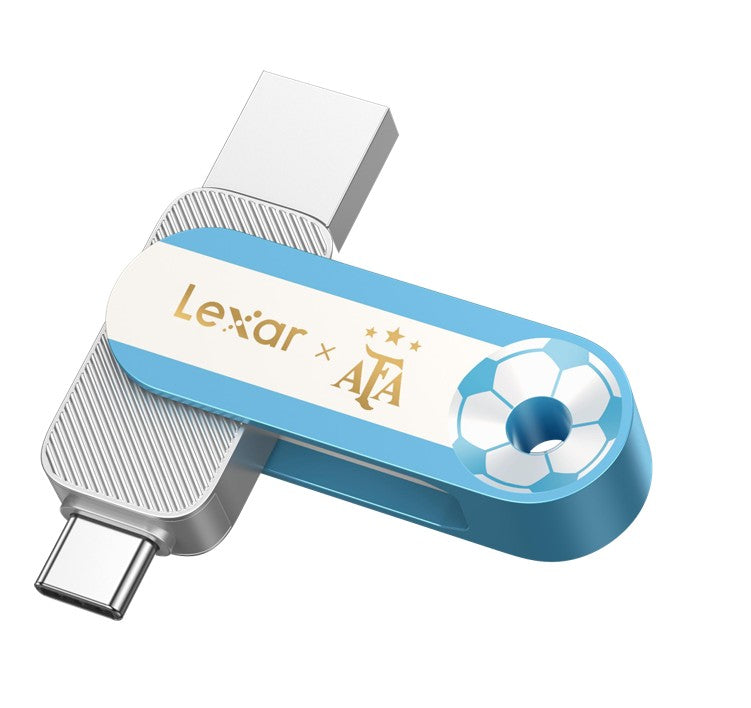 Lexar D500 128GB JumpDrive Solid Stat USB 3.2 Gen Type-C, up to 400MB/s read transfer (Co-branded Edition), LJDD500128G-BNXNG