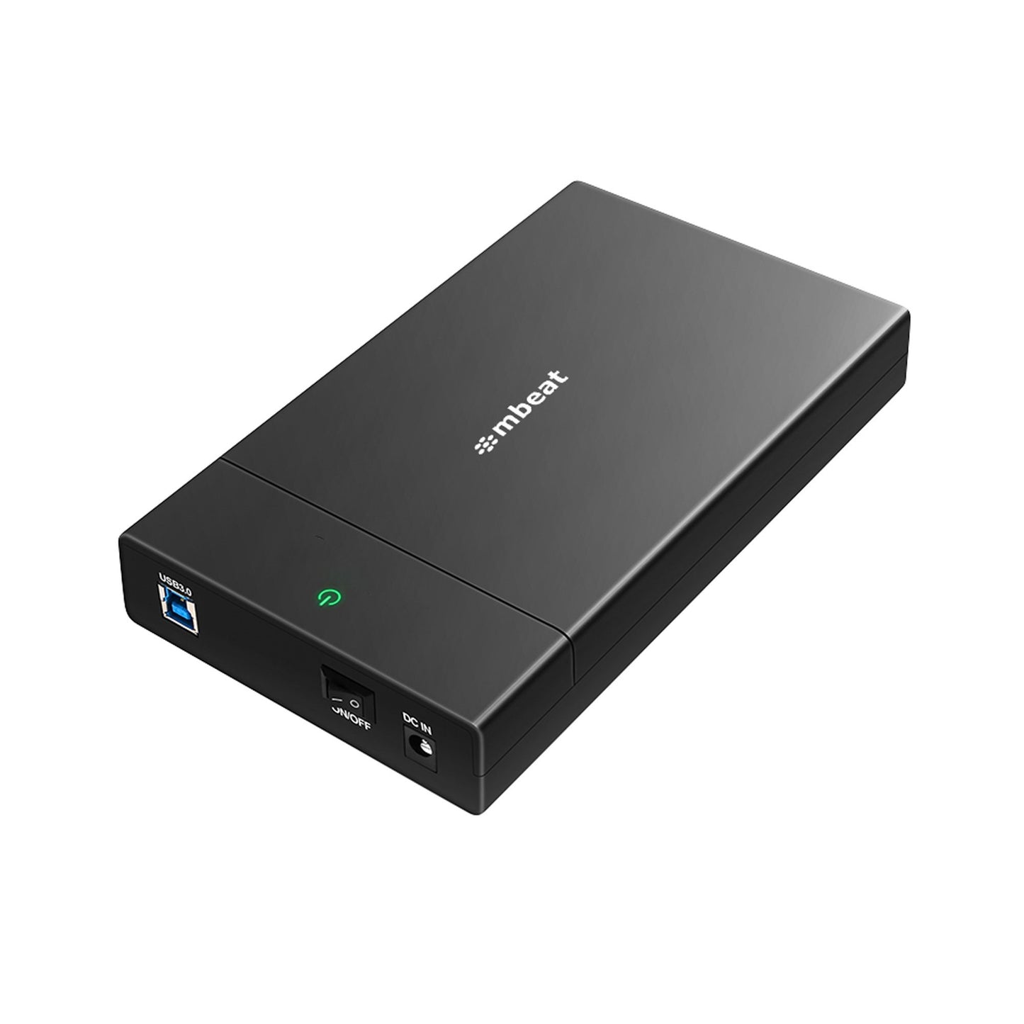 mbeat C1 Tool-Free USB 3.0 3.5' & 2.5' SATA HDD Enclosure - Black Data Speed: Maximum up to 5Gbp Product Weight: 121g DC Power: +12V/2A Power Supply, MB-HDD-35C1K