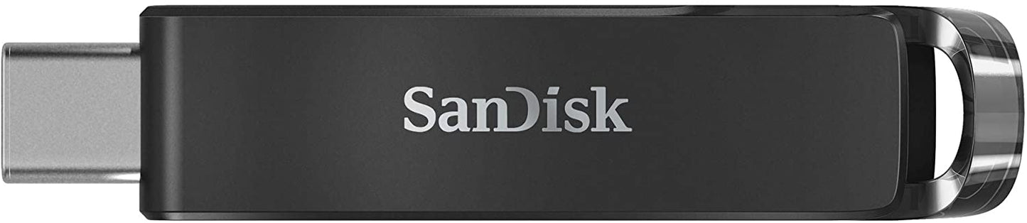 SanDisk Ultra USB Type-C Flash Drive, CZ460 32GB, USB Type C 3.1, Black, Super-thin Retractable, 5Y, SDCZ460-032G-G46