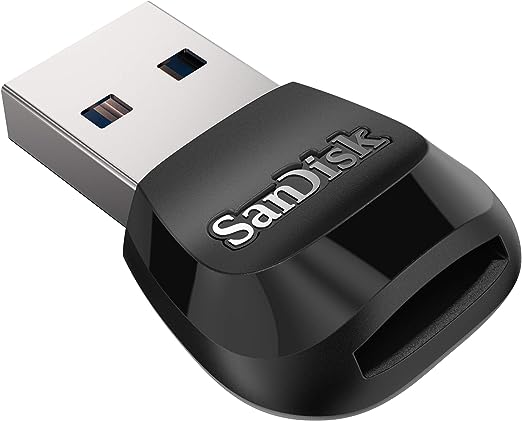 Sandisk MobileMate USB 3.0 Reader microSD card reader speeds up to 170 MB/s USB-A 2-year limited warranty (LS) EOL, SDDR-B531-GN6NN