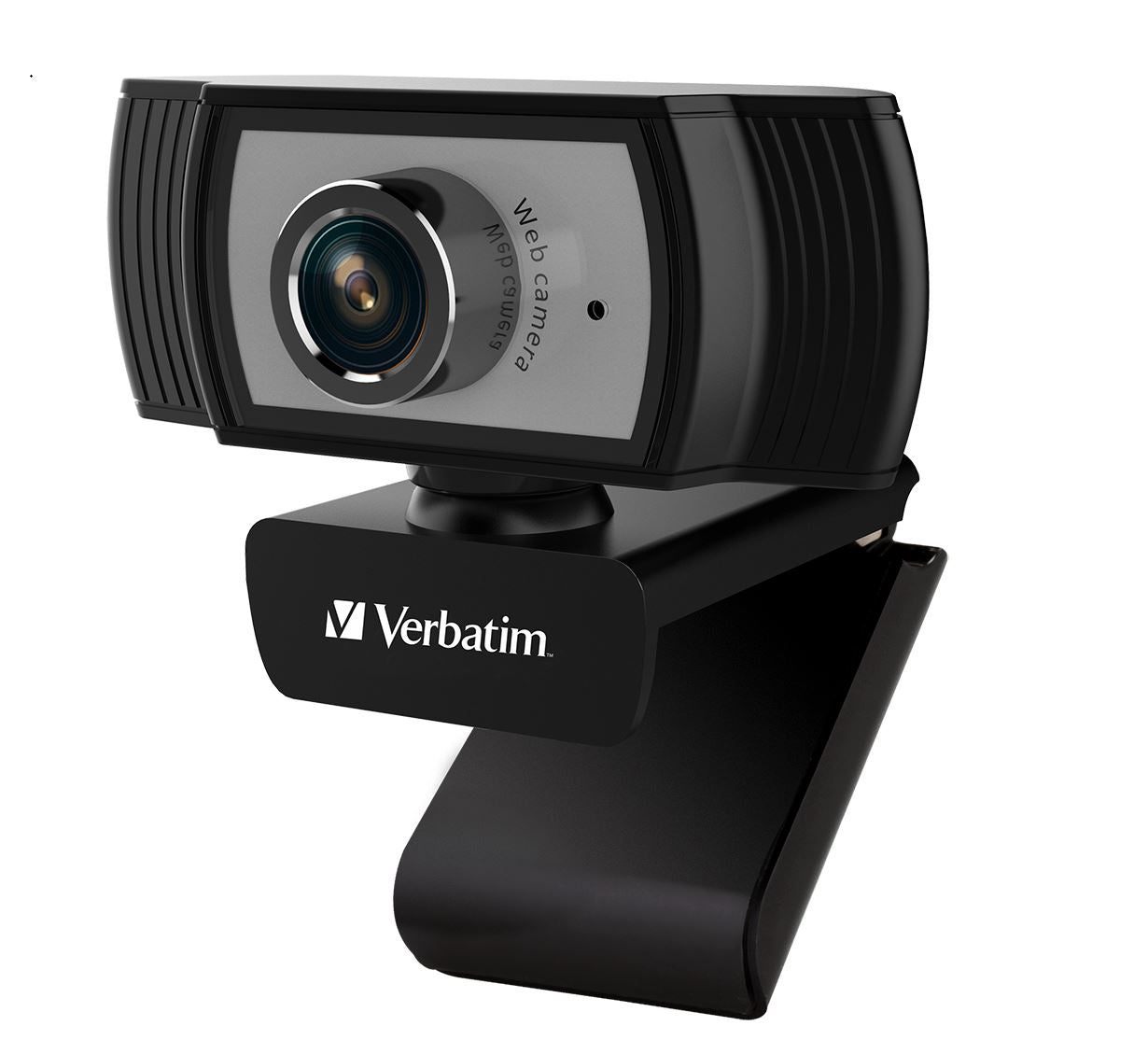 Verbatim 1080p Full HD Webcam - Black/Silver FHD 1920x1080, 2.0 Mega Pixels, Compatible with Windows XP,7 8, 10, Android V5, MacOS 10.6 or Above, 66614