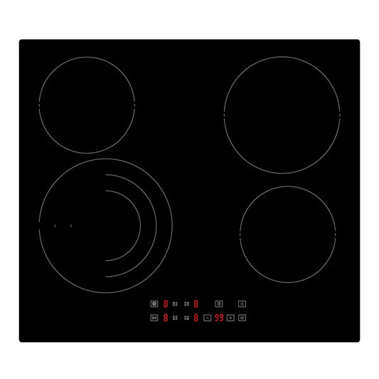 Whirlpool 60cm 4-Zone Ceramic Cooktop with Triple Zone Stop and Go and Child Lock - WRT6340AUS