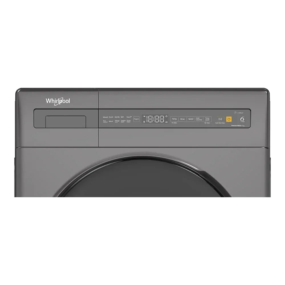 Whirlpool 9kg/6kg SaniCare Front Load Washer Dryer Combo Graphite - WWEB9602IG
