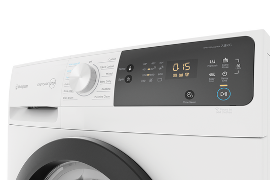 Westinghouse 7.5kg EasyCare 300 Series Front Load Washing Machine - White WWF7524N3WA