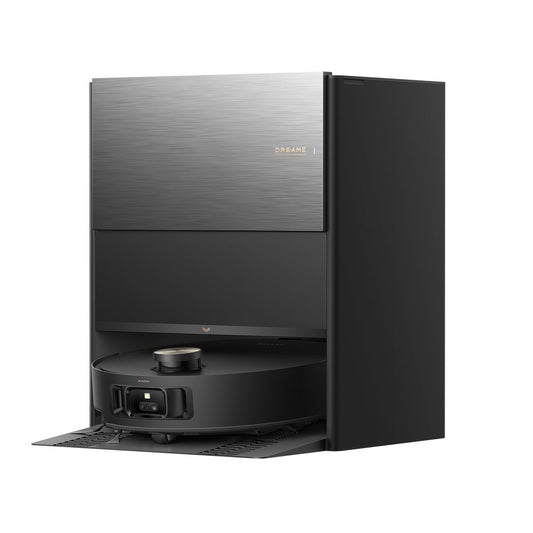 Dreame Aqua10 Roller DRE-AQUA10R — robot vacuum and base station front view