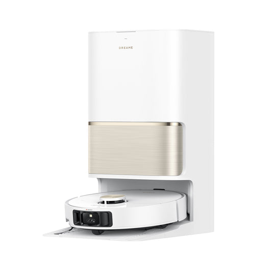 Dreame L50 Ultra DRE-L50U — robot vacuum and PowerDock base station front view