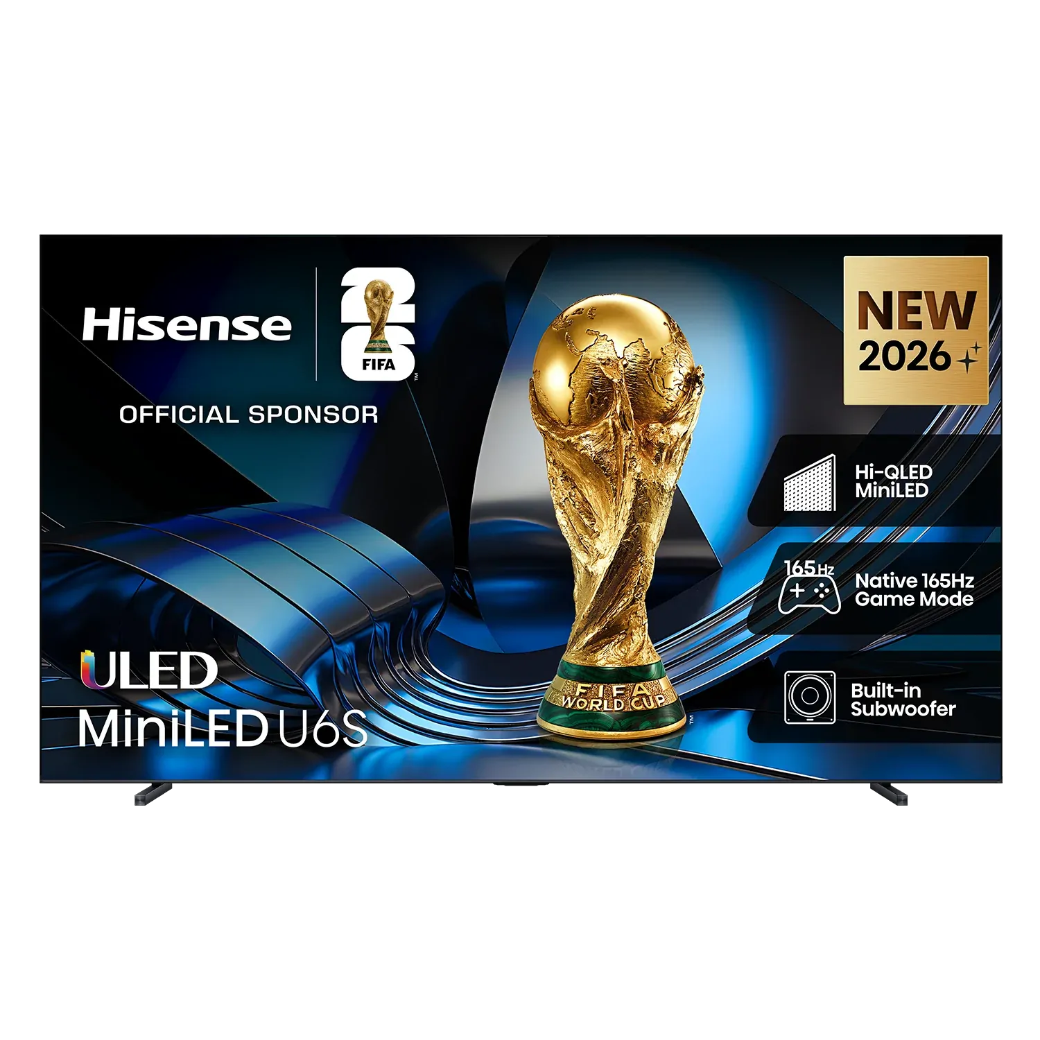 Hisense 100 Inch U6S ULED MiniLED Hi-QLED 144Hz 4K Smart AI TV 100U6SAU