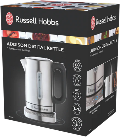 Russell Hobbs Addison Digital Kettle - Brushed RHK510