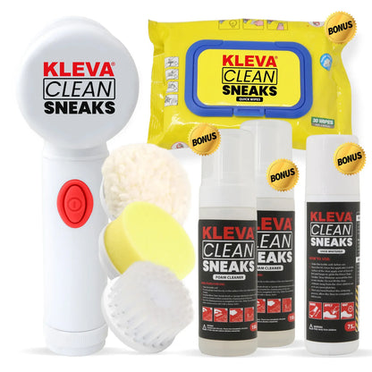 Kleva Clean Sneaks Automatic Shoe Cleaner Kit - 5PCKCSNEAKS-01