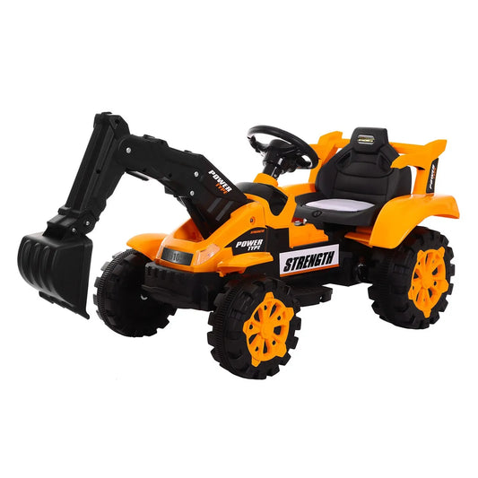 Lenoxx Children's Electronic Ride-on Excavator & Dump Truck 30kg Capacity 6105