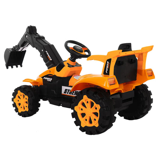 Lenoxx Children's Electronic Ride-on Excavator & Dump Truck 30kg Capacity 6105