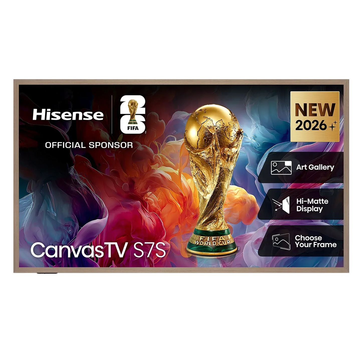 Hisense 75-inch S7S Hi-QLED 4K CanvasTV 75S7SAU