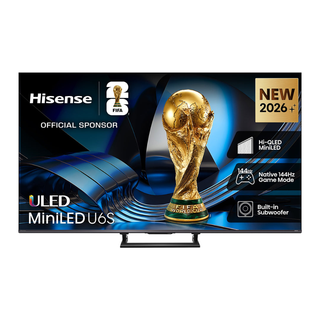 Hisense 75-inch ULED MiniLED U6S Hi-QLED 144Hz 4K Smart AI TV 75U6SAU