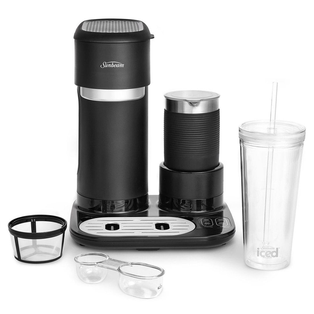 Sunbeam Iced + Hot Coffee Machine SDP1500BK with iced coffee