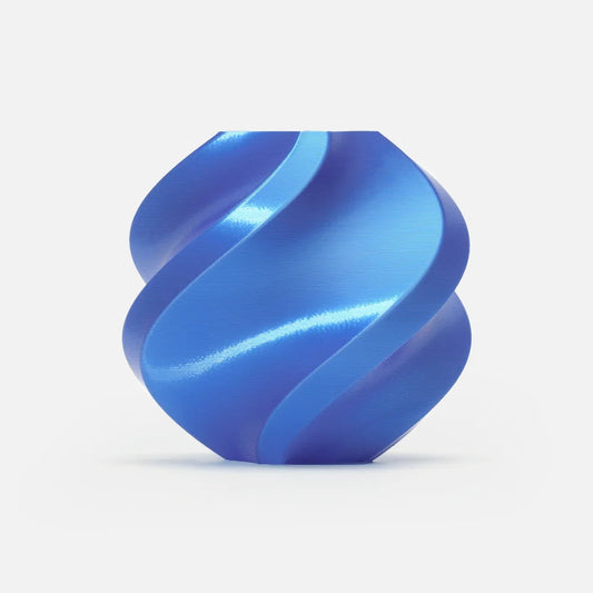 Bambu Lab Filament PLA Silk+ Blue 13604 1.75mm 1KG with Spool