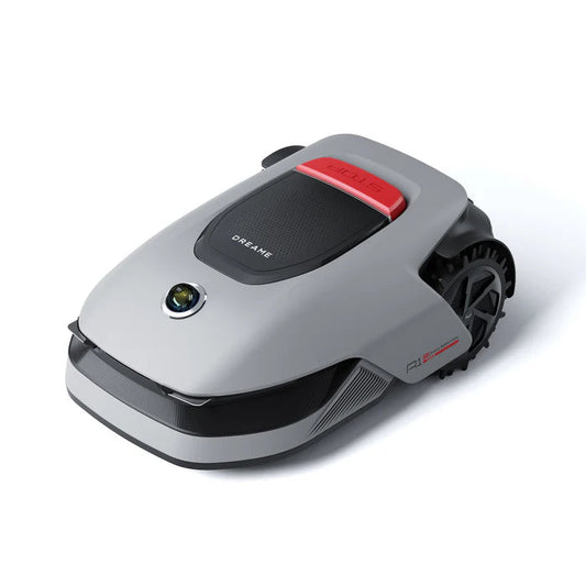 Dreame A1 Pro DRE-A1P — robotic lawn mower on grass with charging station