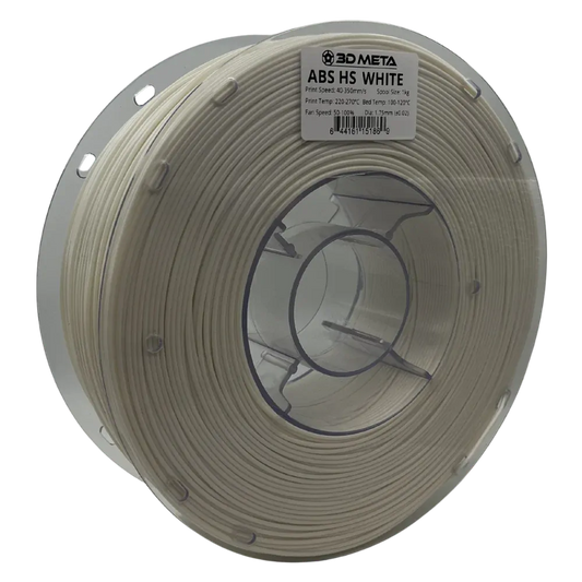 3D Meta ABS HS White 1KG Spool ABS-HS-WHITE