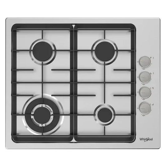 Whirlpool 60cm 4-Burner Gas Cooktop Stainless Steel - AKC640IXOC