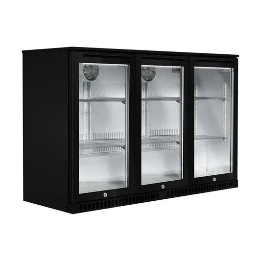 Husky 307L Triple Door Alfresco Drinks Chiller - Stainless Steel ALF-C3-840
