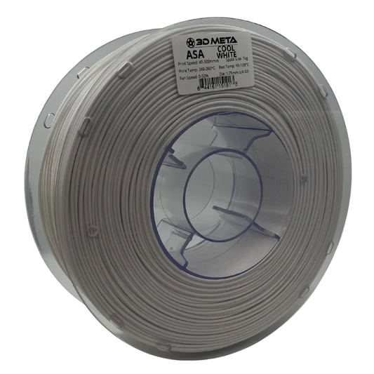 3D Meta ASA Cool White 1KG Spool ASA-COOLWHITE