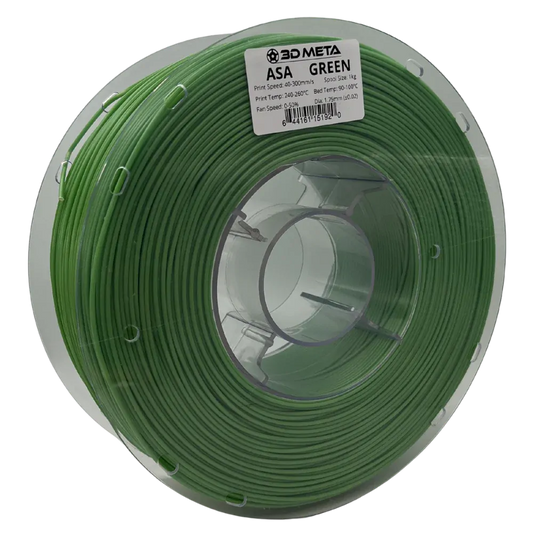 3D Meta ASA Green 1KG Spool ASA-GREEN