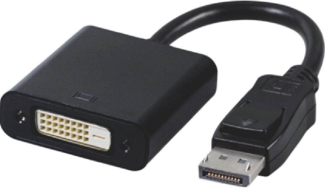 Astrotek DisplayPort DP to DVI Adapter Converter Male to Female Active Connector Cable 15cm - 20 pins to 24+1 pins EYEfinity 6xDisplays ~CBA-GC-ACTDP, AT-DPDVI-MF-ACTIVE